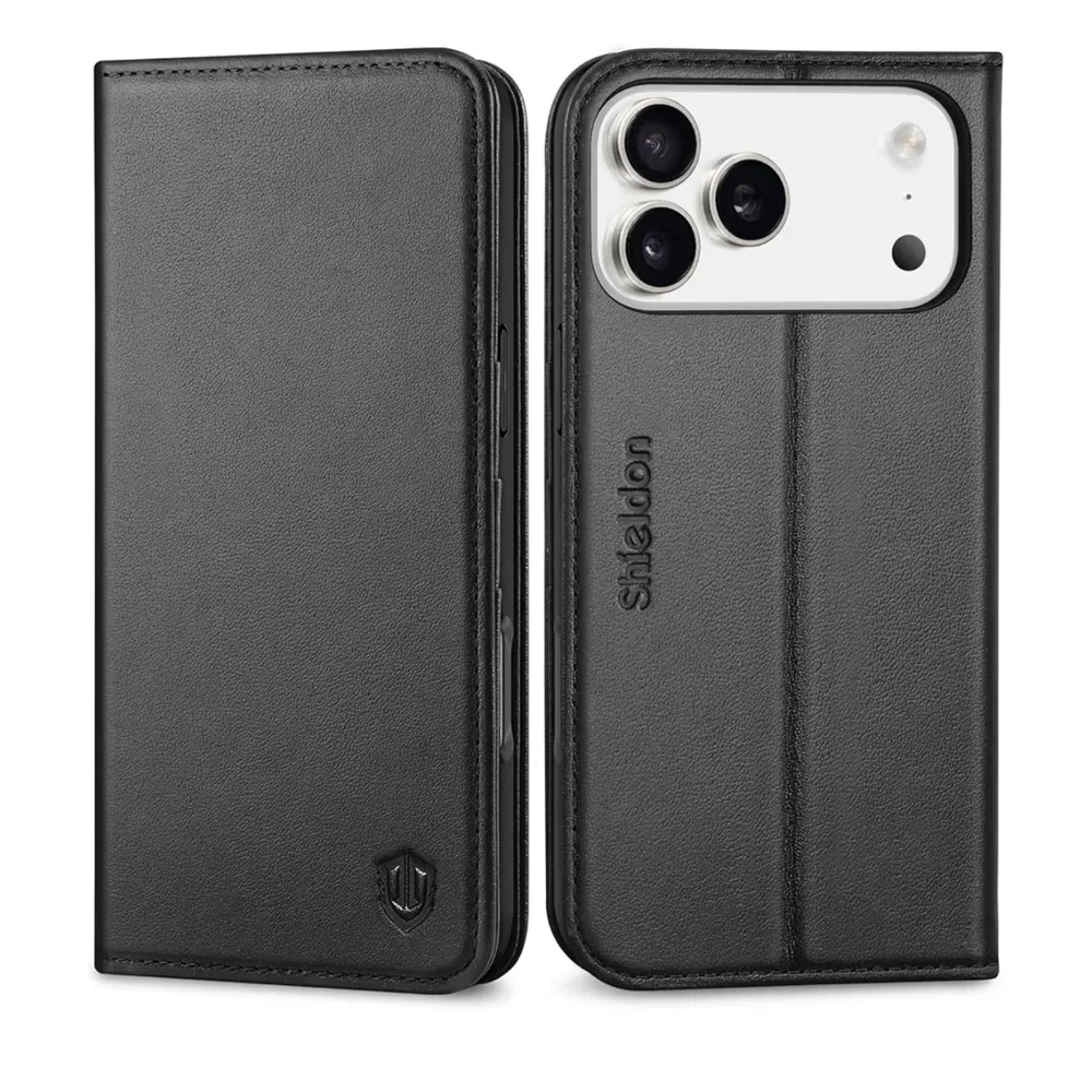 IPhone 17 pro max Wallet Case - Black - Picture 3 of 12